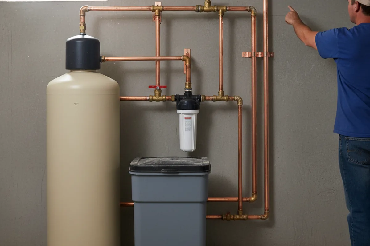 Whole-house water treatment system installed in Belleville
